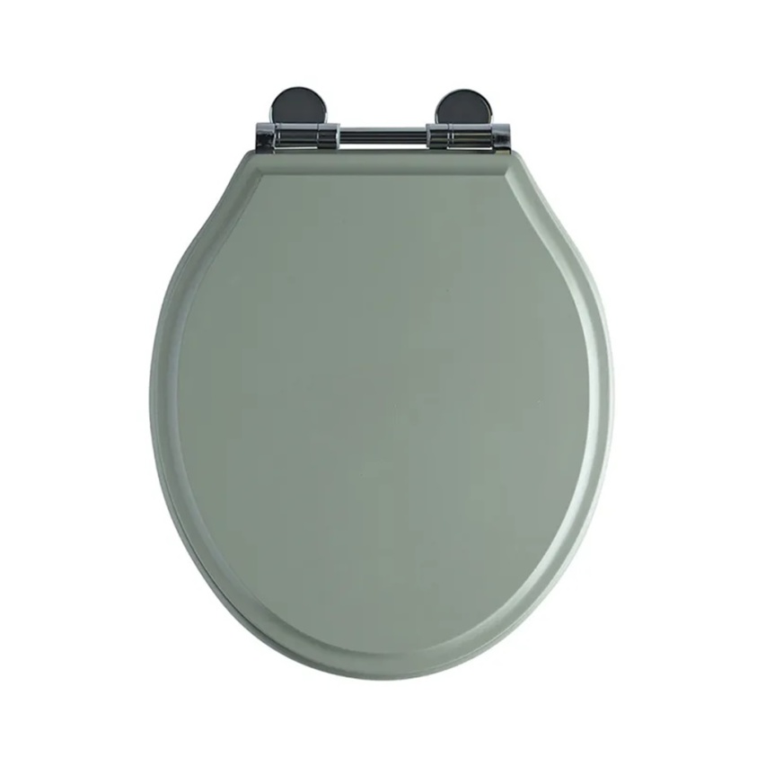 Product cut out image of Tavistock Matt Pebble Grey Classic Painted Soft Close Toilet Seat DC4002-SF